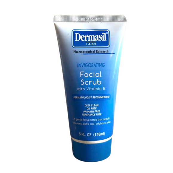 Dermasil Facial Scrub Invigorating with Vitamin E 5 FL OZ Tube